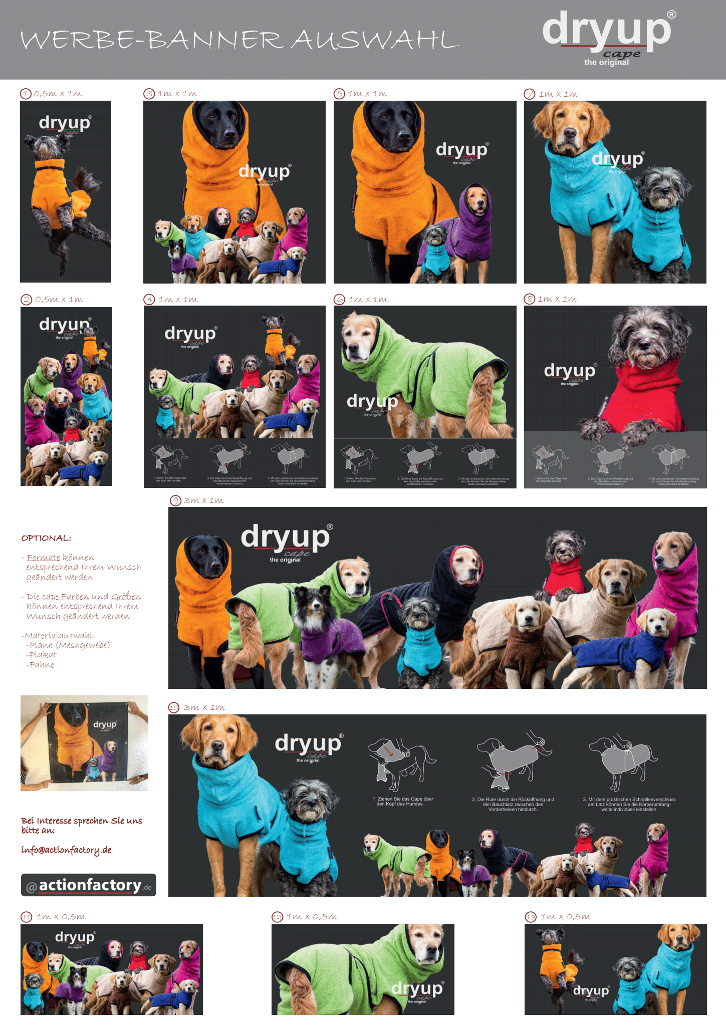DRYUP Cape Hundebademantel - Projekthunde